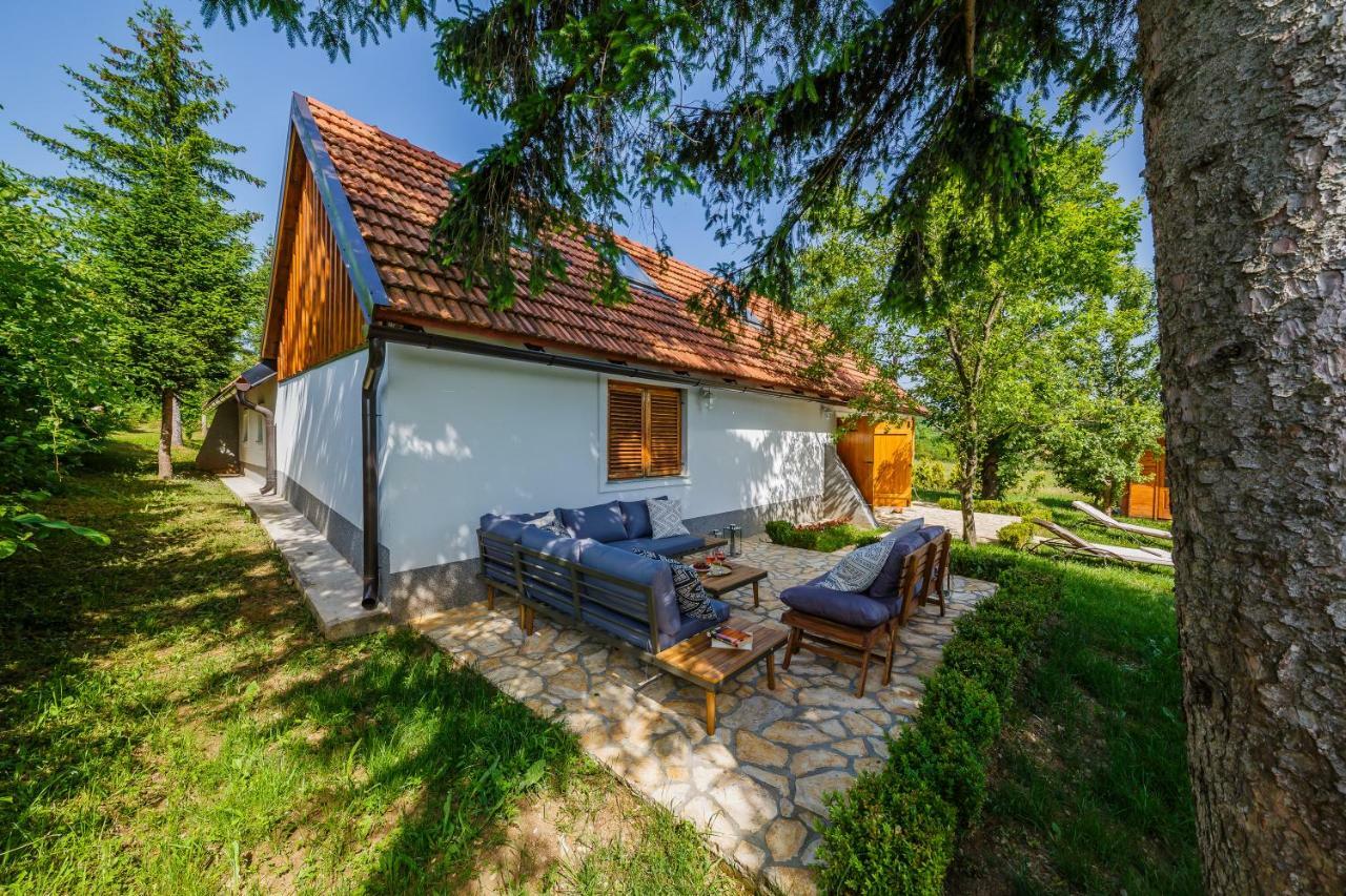 Beautiful Cottage With Heated Pool For 22 Ppl Plaški 外观 照片